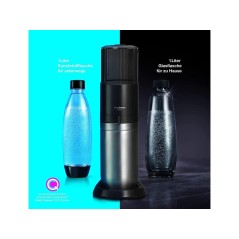 Sodastream DUO Promopack Titan - Ultimate Sparkling Water Maker with 3 Bottles & CO2 Cylinder - Unleash Refreshing Flavor!
